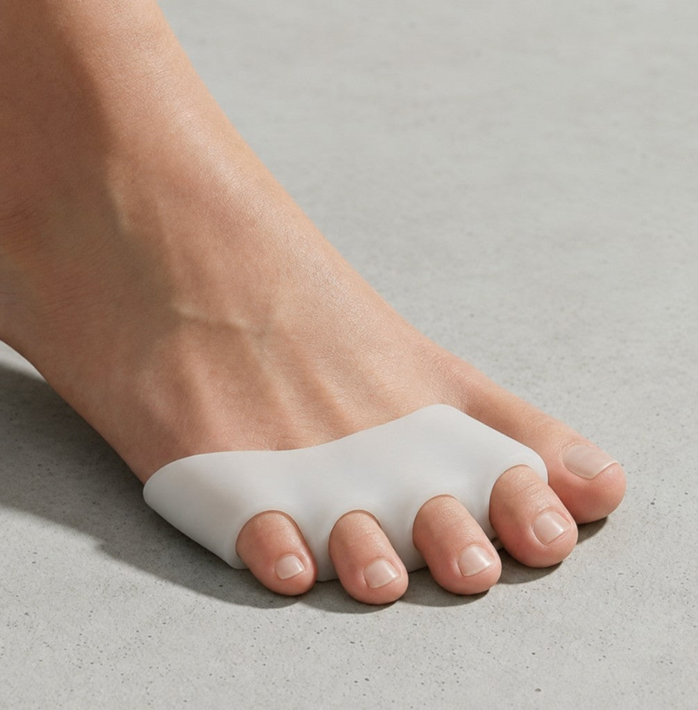 Pinky toe corrector for fifth toe drift and bunionette pressure relief